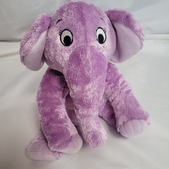 Kohls Cares Dr. Suess The Nose Book Purple Elephant Plush 12" Stuffed Animal - Picture 1 of 6
